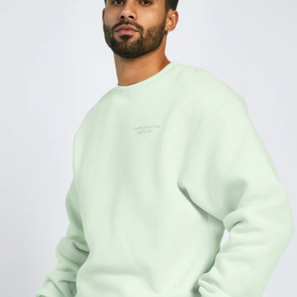 Comfrt Pastel Crew Sweat Set Mint Green SZ XL New With Tags - Picture 4 of 6